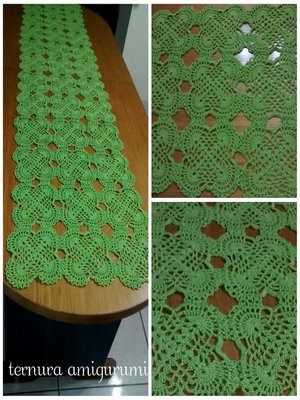 cover image of Table runner crochet pattern
